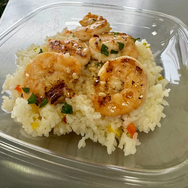 Lemon Garlic Butter Shrimp (Wednesday only Special).