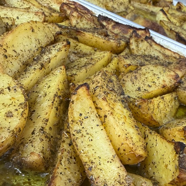 Greek Lemon Potatoes.
