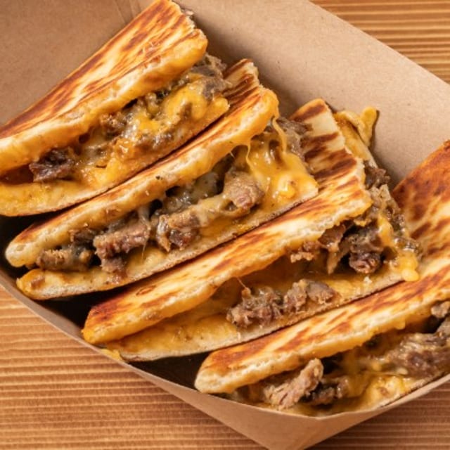 Mitcho's Greek Quesadilla.